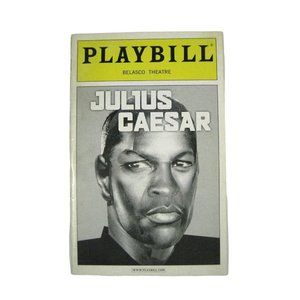 Julius Caesar Playbill April 2005 Belasco Theatre Denzel Washington Colm Feore